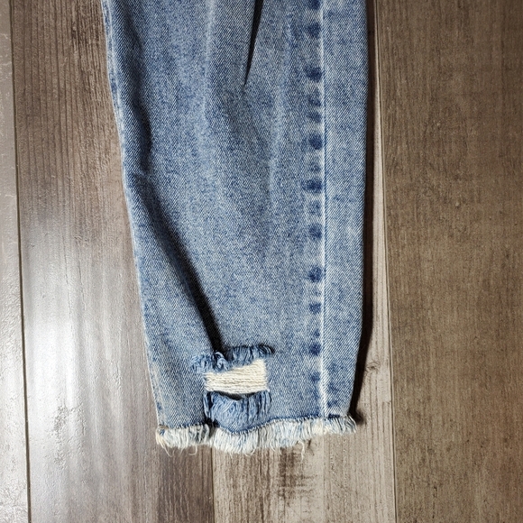 Tinseltown Women's Juniors' Blue High-Waisted Distressed Jeans Size 11 NWOT - Picture 14 of 16